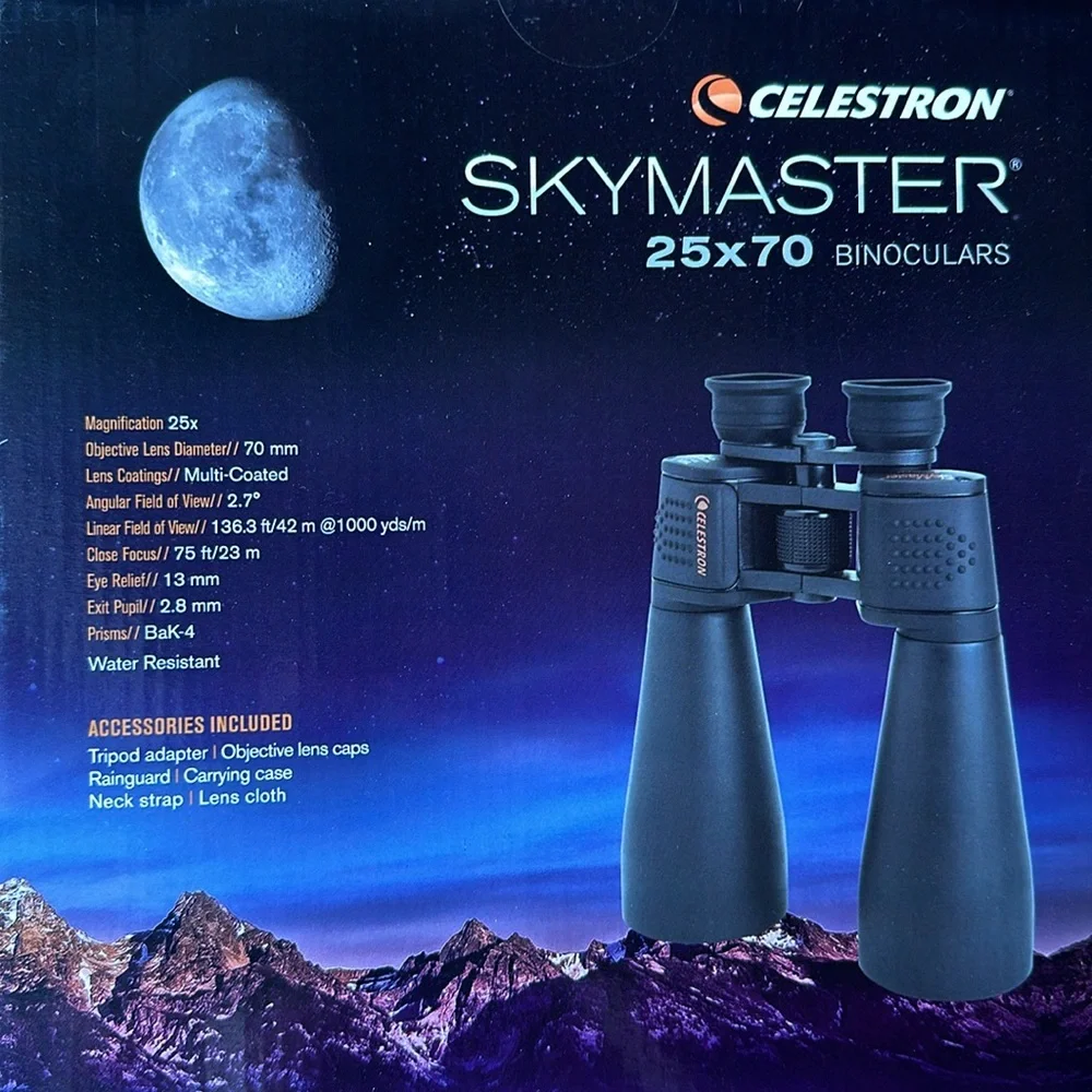Celesteon Skymaster binoculars 25x70 with tripod